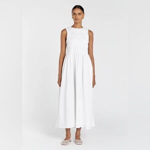 DISSH Lessi White Linen Dress Size US 4 NWT